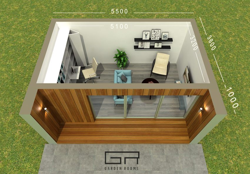 ULTIMATE 20 Floor Plan - Garden Rooms Ultimate Range