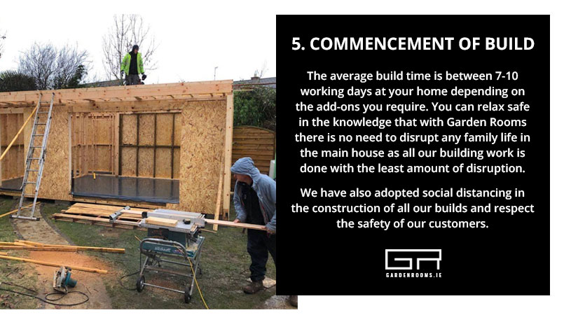 Garden Rooms - Commencement of Build - Ireland