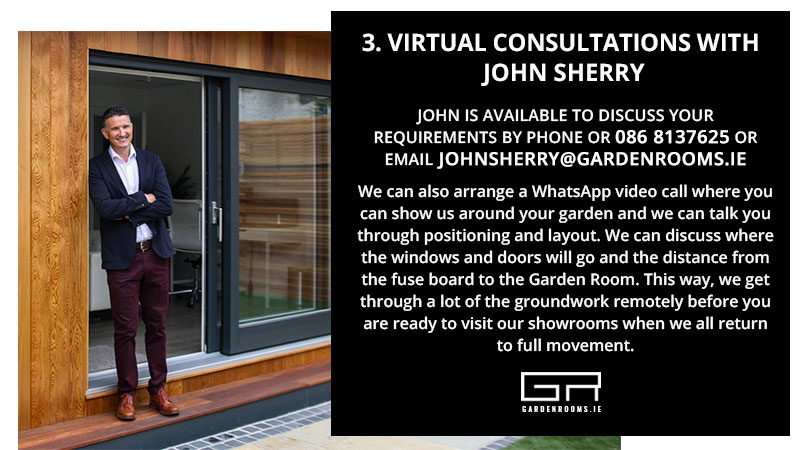 Garden Rooms Virtual Consultation with John Sherry - Ireland