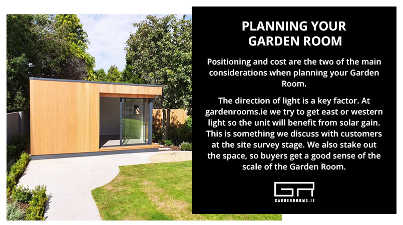 Planning Your Garden Room - Sun Benefits - Ireland