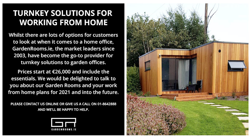 Turnkey Solutions Working From Home - GardenRooms Dublin