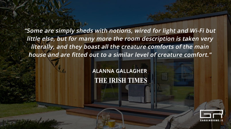 Comfort Garden Rooms Ireland - Irish Times
