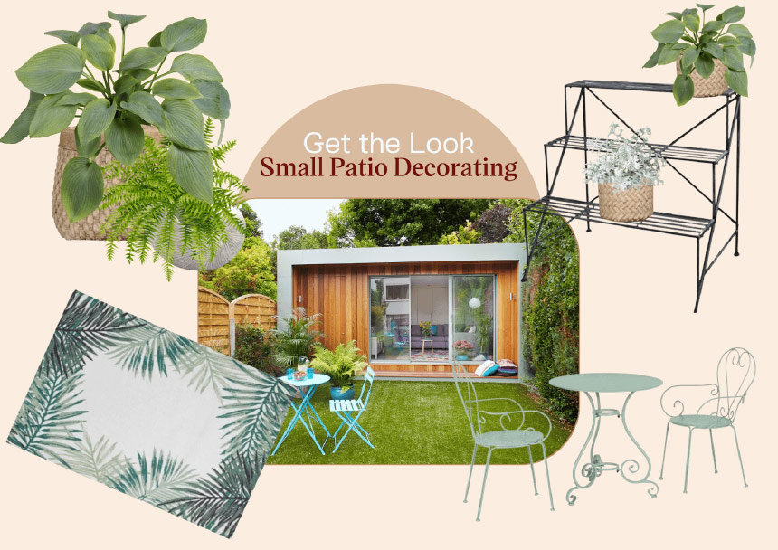 Small Patio Summer - Get The Look - Garden Rooms