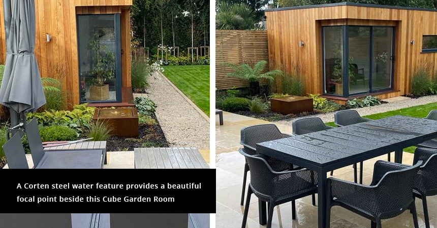 Water Feature Garden Ireland - Garden Rooms