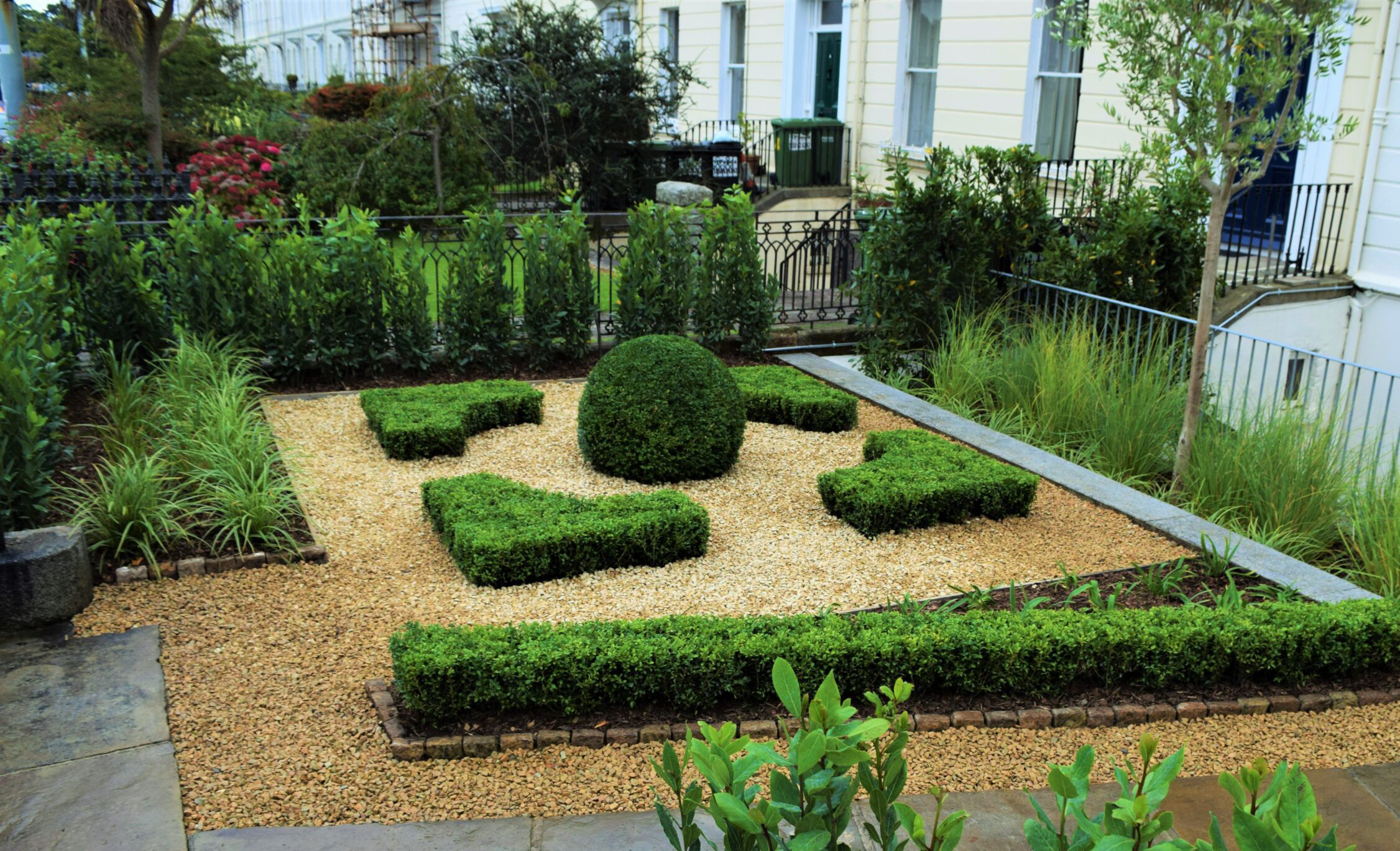 An example of a parterre in garden design