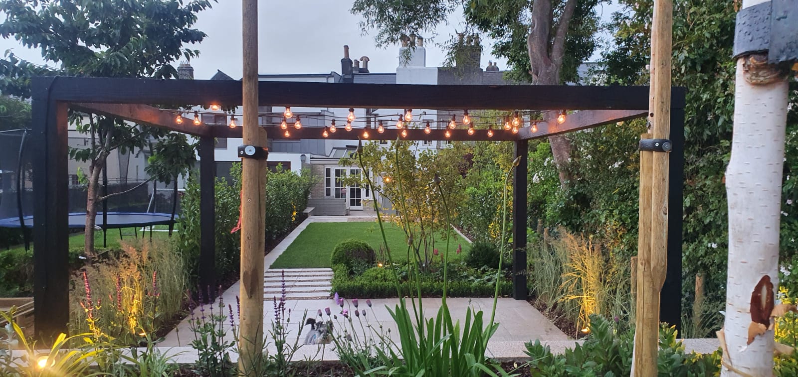 Pergola is a great addition to an Irish garden landscape