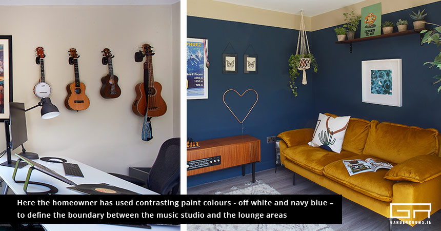 Contrasting Paint Color - Garden Rooms
