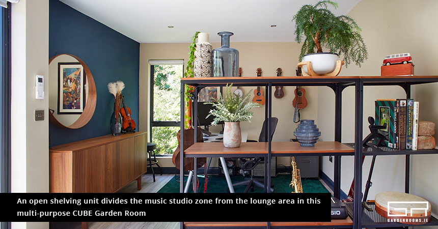 Open Shelves Separate Spaces Garden Rooms