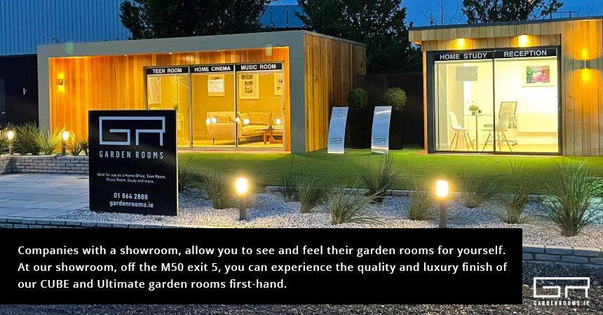 Garden Room Showroom Dublin