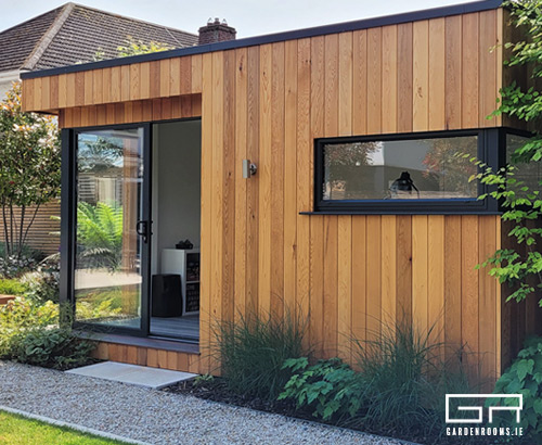 Cedar Cladding - Ideal Choice Garden Room Ireland - Feature