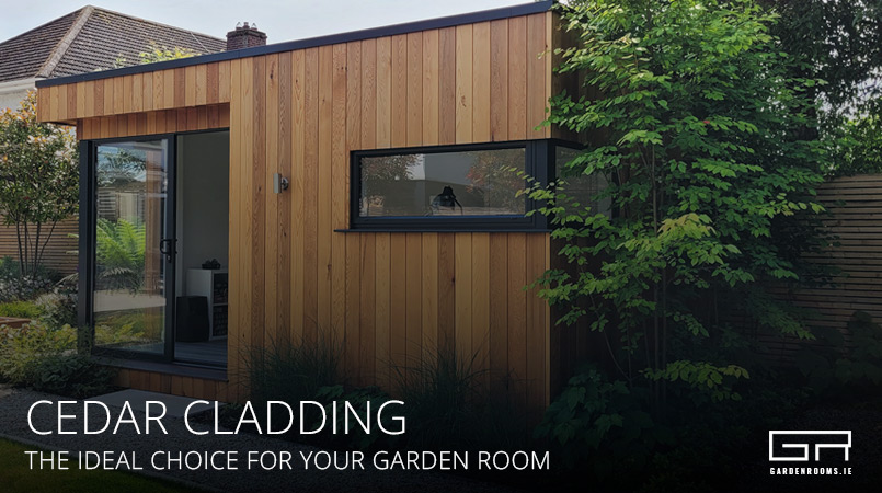 Cedar Cladding - Ideal Choice Garden Room Ireland